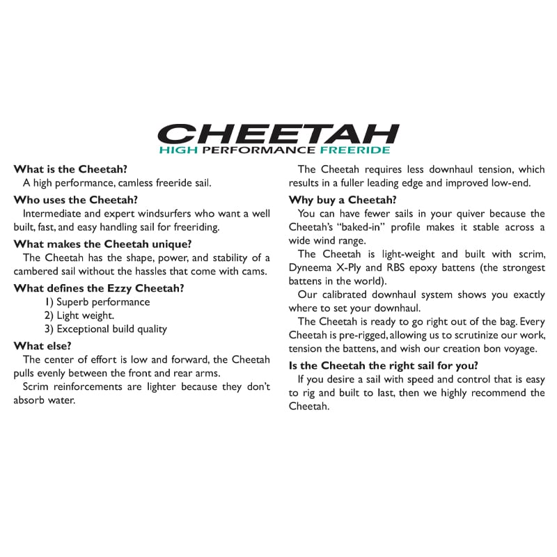 Ezzy Cheetah 2024